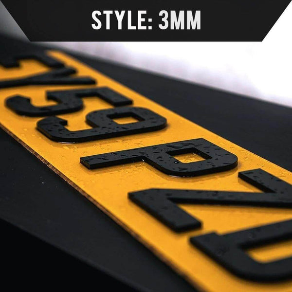 4D Number Plates Limitless Plates 3D + 4D Number Plate Specialists