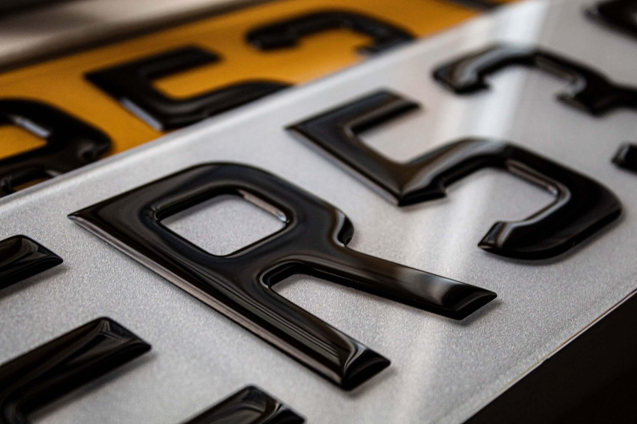 3D Gel Number Plates - Limitless Plates: 3D + 4D Number Plate Specialists